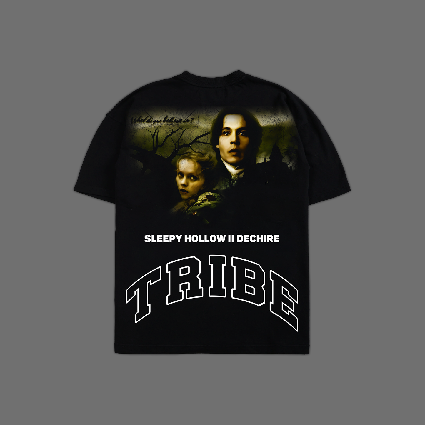 SLEEPY HOLLOW 'LIMITED' OVERSIZED TEE IN BLACK