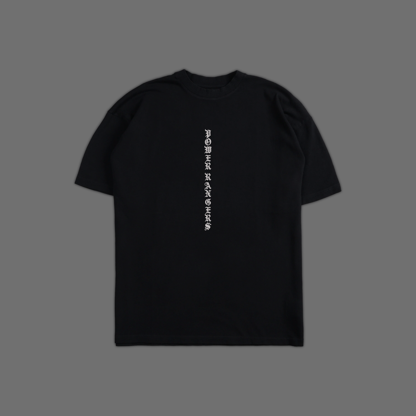 MIGHTY MORPHIN || PINK RANGER 'ICON SERIES' OVERSIZED TEE IN BLACK