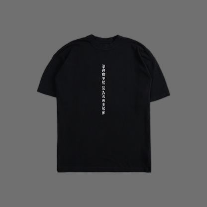 MIGHTY MORPHIN || PINK RANGER 'ICON SERIES' OVERSIZED TEE IN BLACK