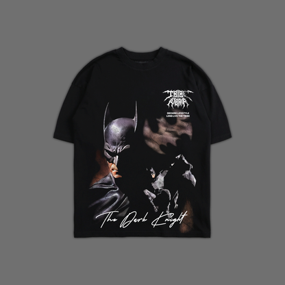THE DARK KNIGHT 'TRIBUTE EDITION' OVERSIZED TEE IN BLACK