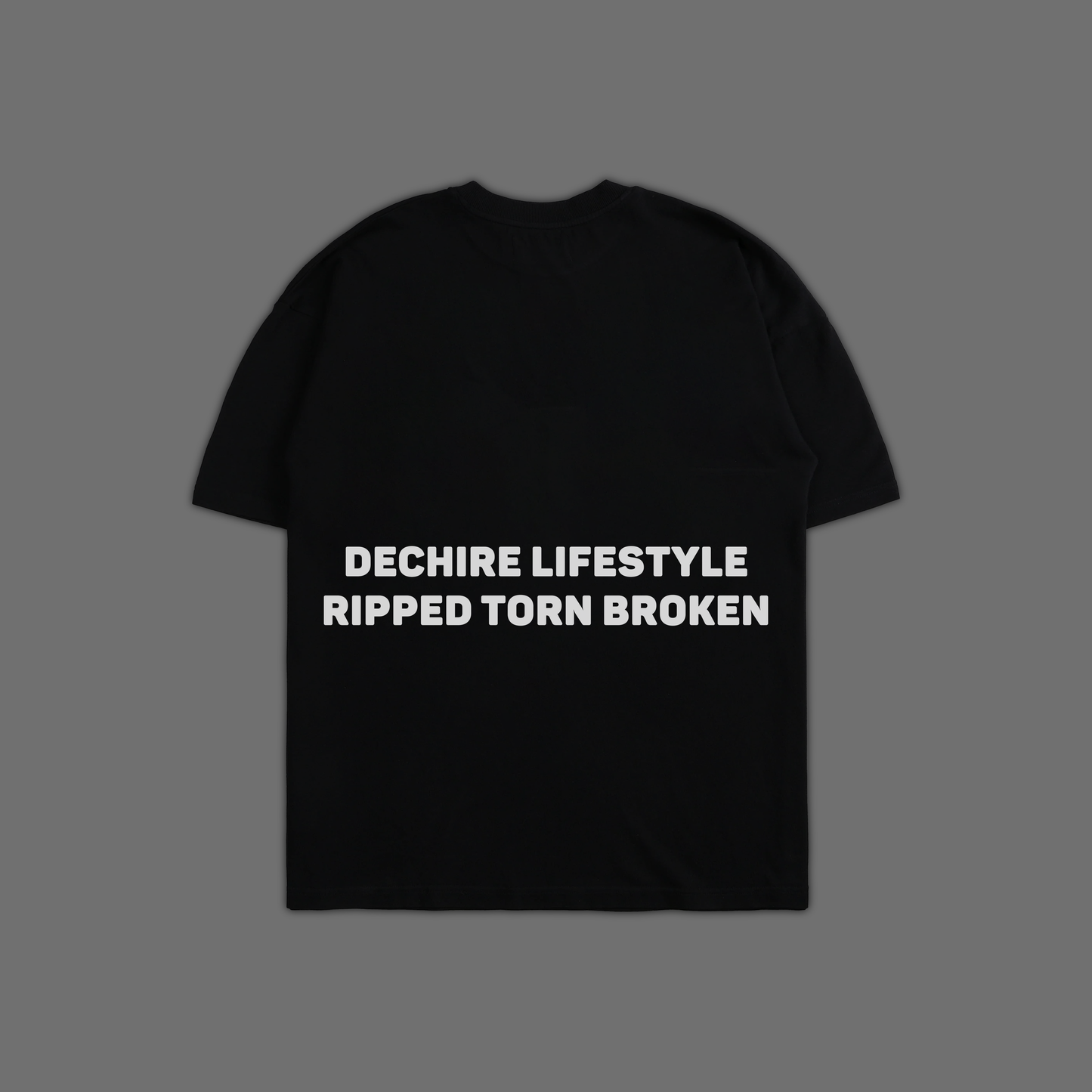 DEMON BARBER OF FLEET ST. 'LIMITED' OVERSIZED TEE IN BLACK