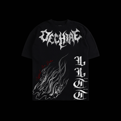 TITANONIMY '15 YEAR ANNIVERSARY EDITION' DROP SHOULDER TEE IN BLACK