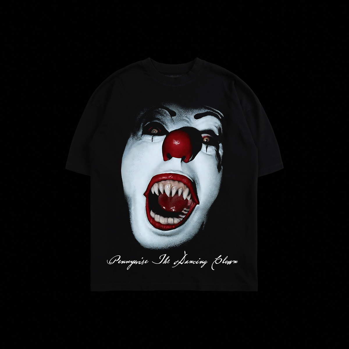 IT 1990: WE ALL FLOAT HERE 'LIMITED' OS TEE IN BLACK