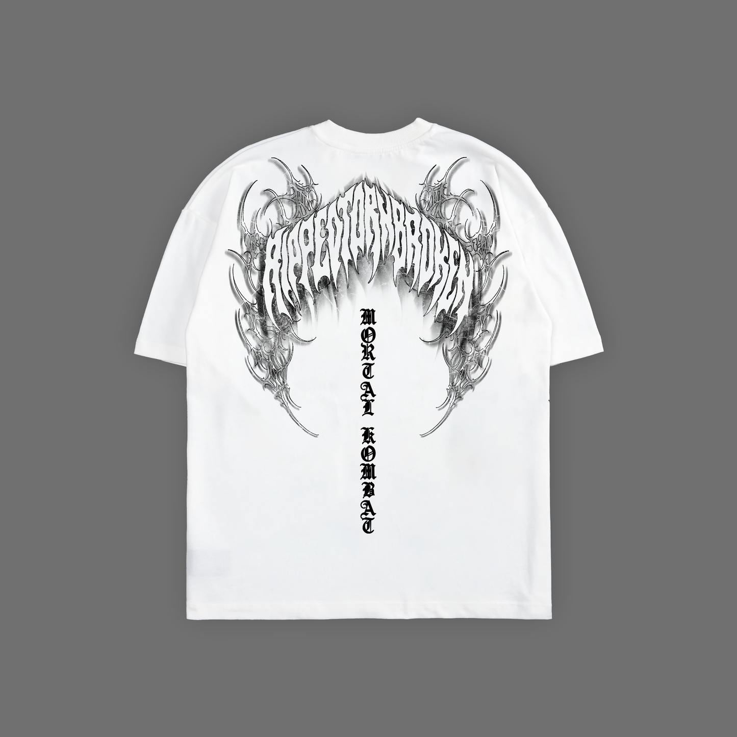 MK | REPTILE 'LIMITED' OVERSIZED TEE IN WHITE