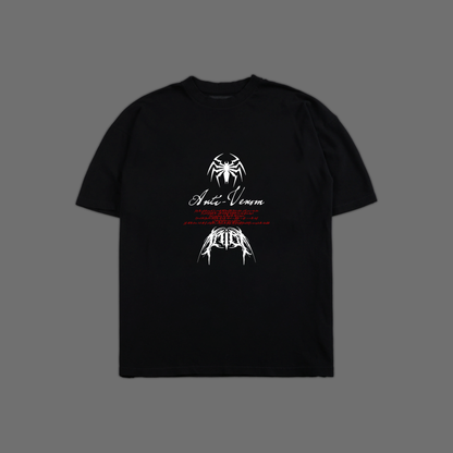 ANTI-VENOM 'EXCLUSIVE' OVERSIZED TEE IN BLACK