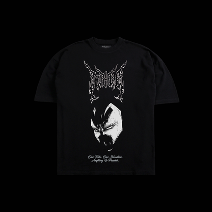 SPAWN 'LIMITED' OVERSIZED TEE IN BLACK