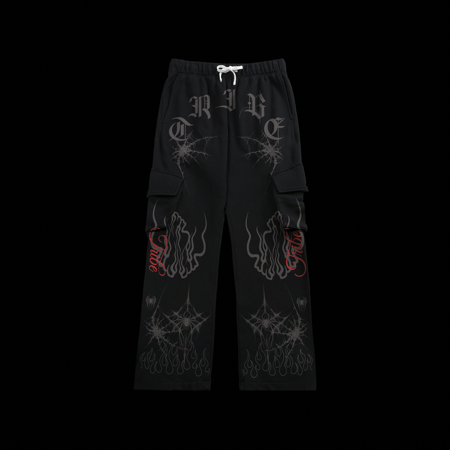 SPIDER-VERSE 'LIMITED' CARGO SWEATS IN BLACK