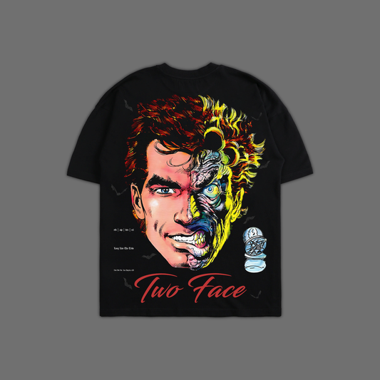 CHANCE & MORTALITY 'LIMITED' OVERSIZED TEE IN BLACK