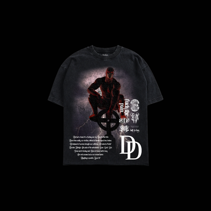 DAREDEVIL 'CHAPTER 1' RAW HEM OVERSIZED TEE
