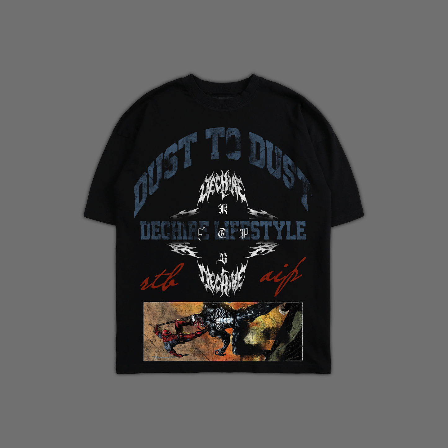 VENOMPOOL 'EXCLUSIVE' OVERSIZED TEE IN BLACK