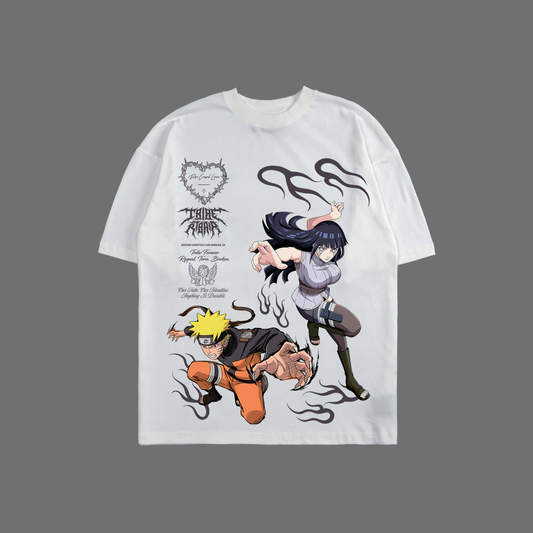 NARUTO: NOW AND FOREVER '1 OF 500' RCL OVERSIZED TEE IN WHITE