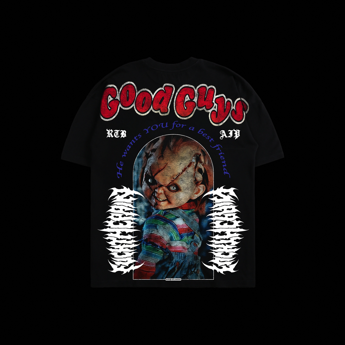 CHILD'S PLAY | CHUCKY 'LIMITED' OS TEE IN BLACK