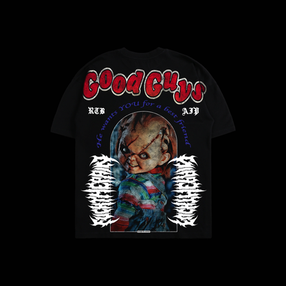 CHILD'S PLAY | CHUCKY 'LIMITED' OS TEE IN BLACK