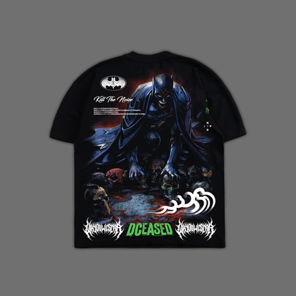 BATMAN DCEASED 'LIMITED' OVERSIZED TEE IN BLACK