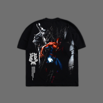 THE AMAZING SPIDER-MAN: GOBLIN'S VENGEANCE 'EXCLUSIVE' OVERSIZED TEE IN BLACK
