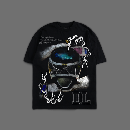 IN SPACE || BLACK RANGER 'LIMITED' OVERSIZED TEE IN BLACK