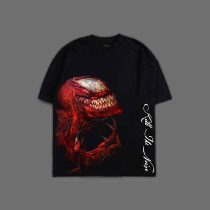 CARNAGE | SYMBIOTIC CHAOS '1 OF 500' OVERSIZED TEE IN BLACK
