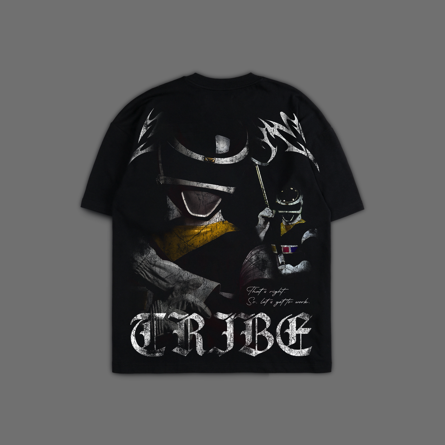 IN SPACE || BLACK RANGER 'LIMITED' OVERSIZED TEE IN BLACK