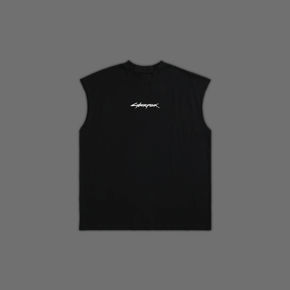 DAVID & LUCY | TAKE YOU TO THE MOON MUSCLE TANK IN BLACK