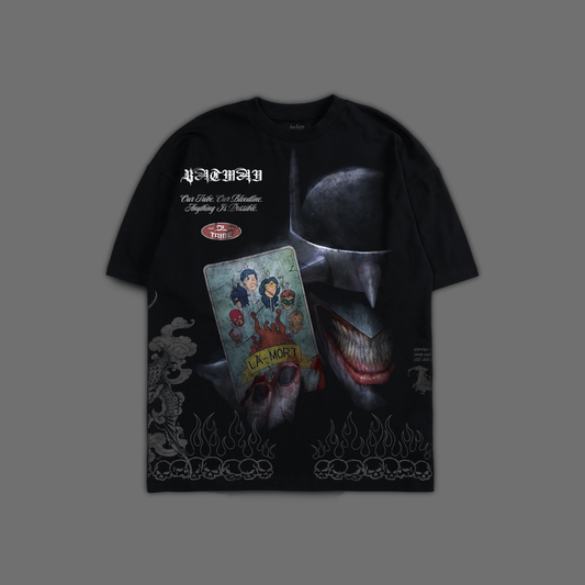 lá mort | METAL KNIGHTS TBWL '1 OF 500' OVERSIZED TEE IN BLACK