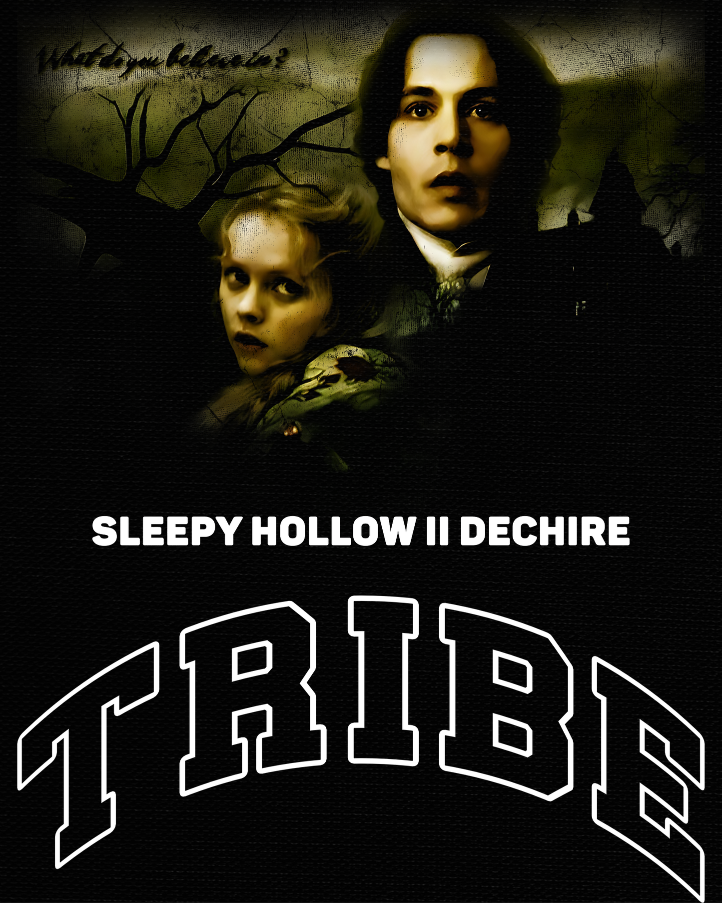 SLEEPY HOLLOW 'LIMITED' OVERSIZED TEE IN BLACK