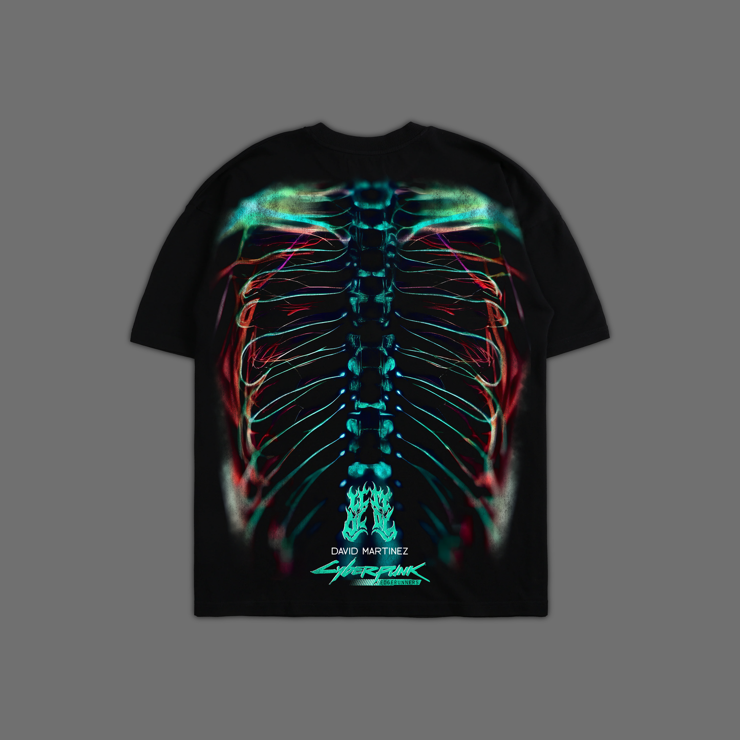 SANDEVISTAN 'LIMITED' OVERSIZED TEE IN BLACK