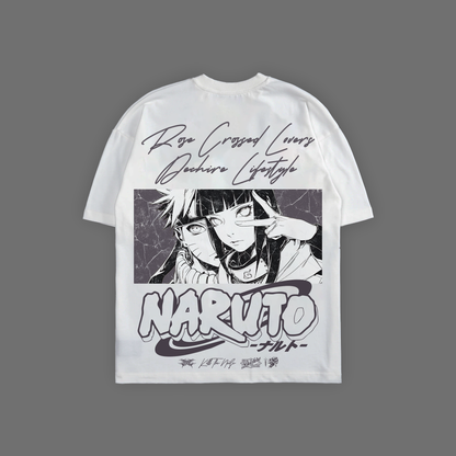 NARUTO: NOW AND FOREVER '1 OF 500' RCL OVERSIZED TEE IN WHITE