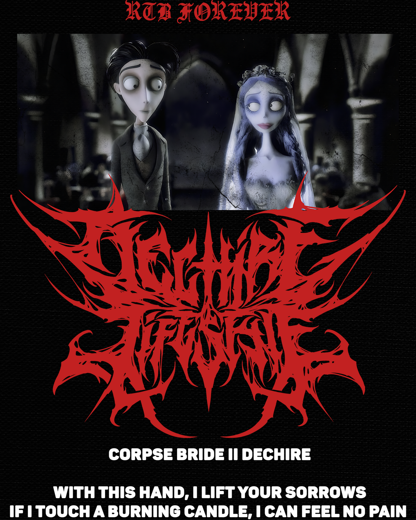 LIFT YOUR SORROWS 'LIMITED' OVERSIZED TEE IN BLACK