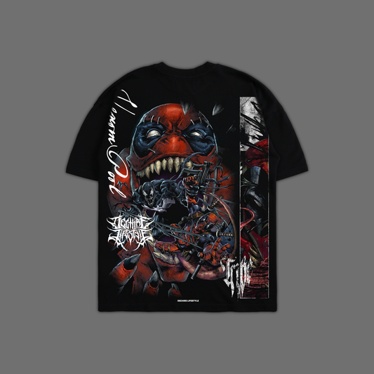 VENOMPOOL 'EXCLUSIVE' OVERSIZED TEE IN BLACK