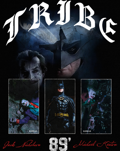 BATMAN 89' 'LIMITED' OVERSIZED TEE IN BLACK