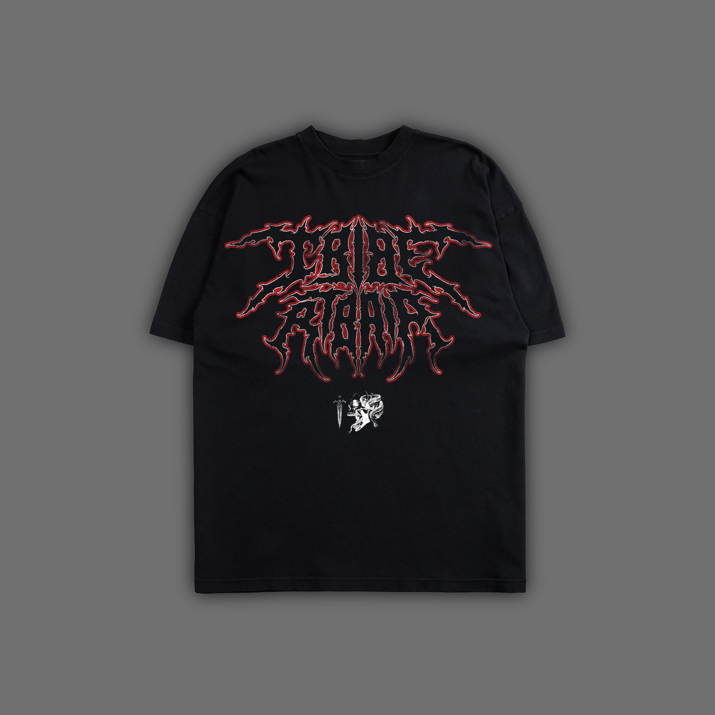 BACK TO ARKHAM 'LIMITED' OVERSIZED TEE IN BLACK