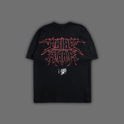 BACK TO ARKHAM 'LIMITED' OVERSIZED TEE IN BLACK