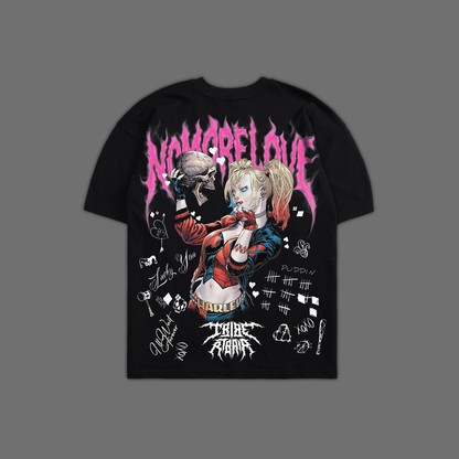 NO MORE LOVE | HARLEY QUINN 'LIMITED' OS TEE IN BLACK, GRAY, & PURPLE