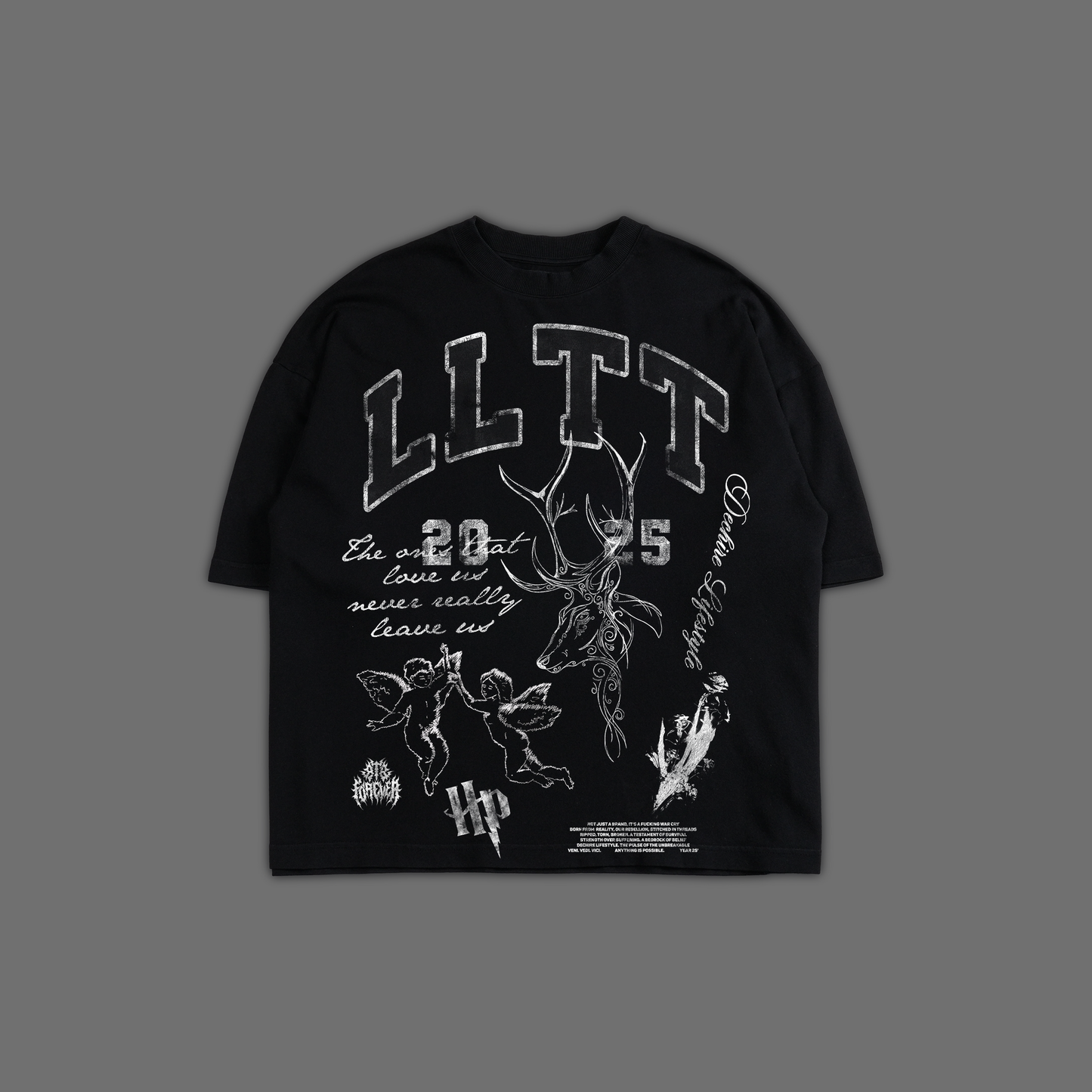 SEVERUS SNAPE | HEART ON FIRE 'TRIBUTE EDITION' OS BOXY TEE IN BLACK