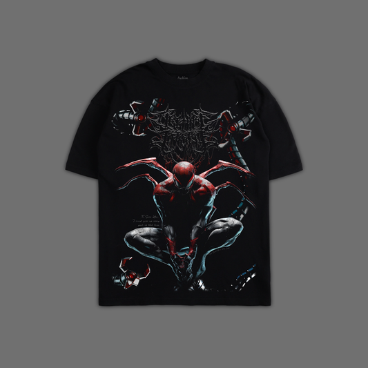 SUPERIOR SPIDER-MAN 'EXCLUSIVE' OVERSIZED TEE IN BLACK