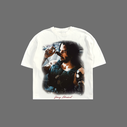 WAKE, THE F**K UP, SAMURAI! 'LIMITED' BOXY TEE IN WHITE