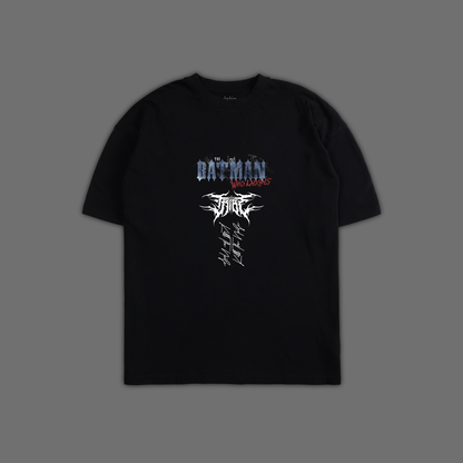 BATMAN WHO LAUGHS & ROBINS 'LIMITED' OVERSIZED TEE IN BLACK
