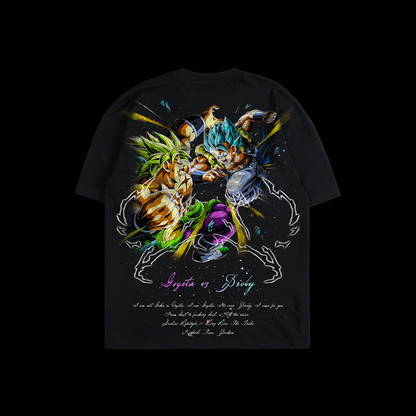 GOGETA vs. BROLY 'RE-RELEASE | 1 OF 50' OS TEE IN BLACK