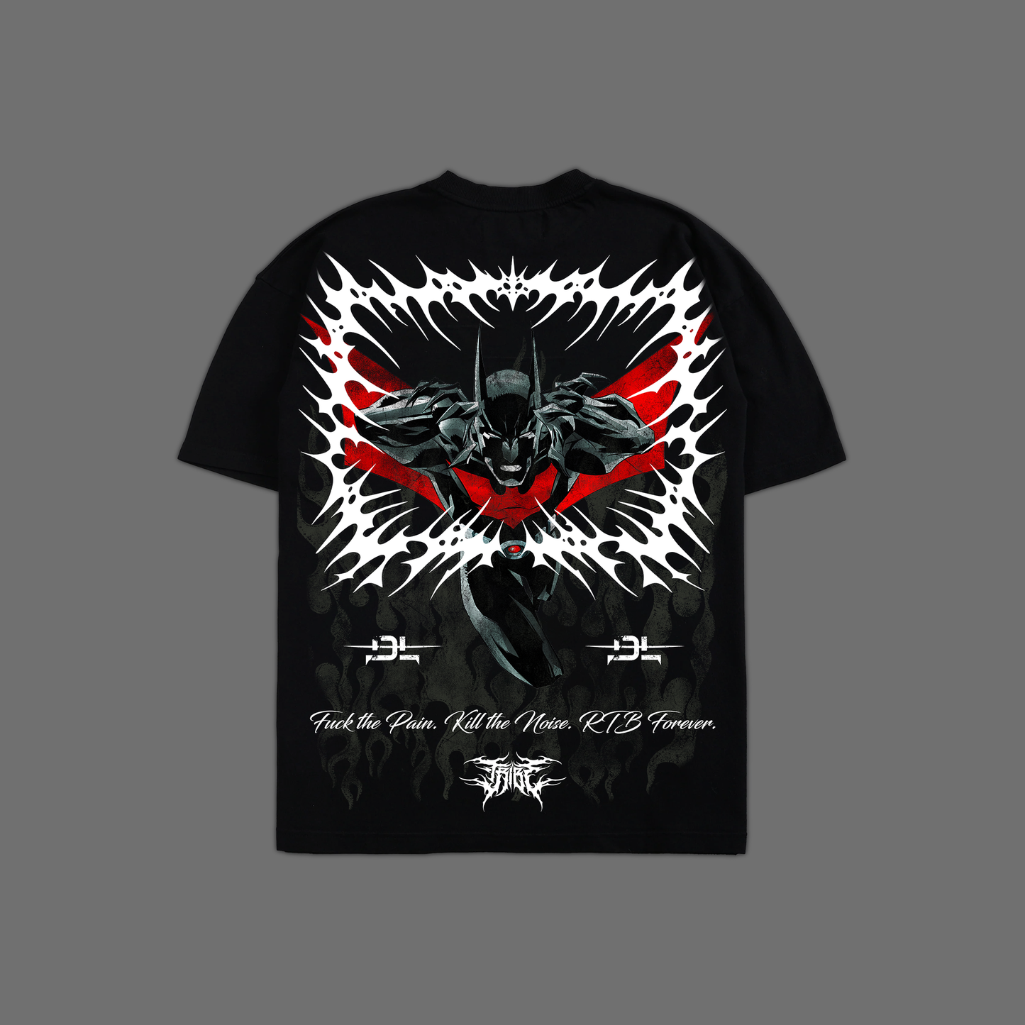 BATMAN BEYOND 'LIMITED' OVERSIZED TEE IN BLACK