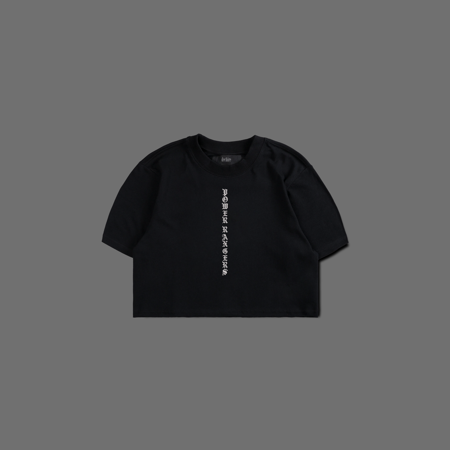 PINK RANGER 'ICON SERIES' BODY-CONTOUR CROP TOP IN SHADOW