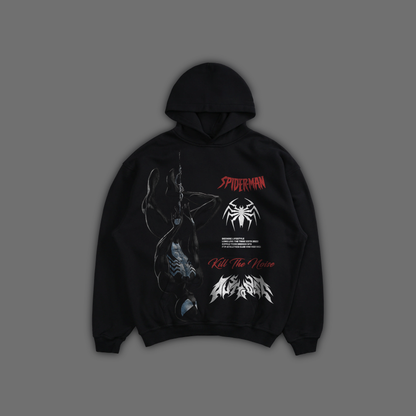 THE BLACK SUIT 'ULTRA HEAVYWEIGHT' OVERSIZED DS HOODIE IN SHADOW