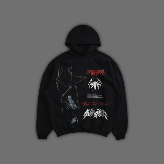 THE BLACK SUIT 'ULTRA HEAVYWEIGHT' OVERSIZED DS HOODIE IN SHADOW