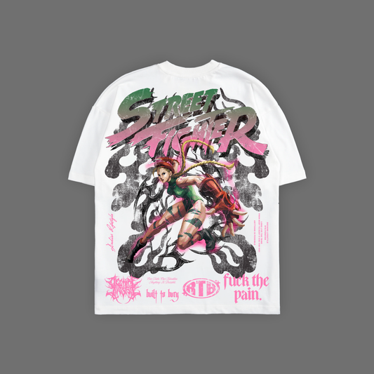 SF | CAMMY 'LIMITED' OVERSIZED TEE IN WHITE