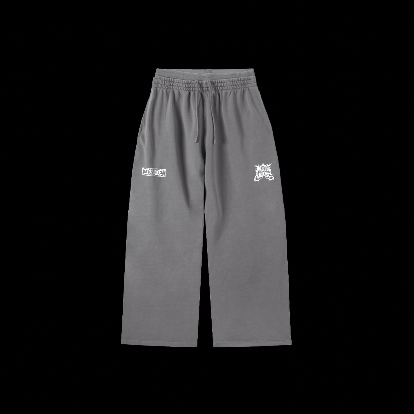 KILL THE NOISE | VINTAGE WASHED BAGGY WAIST SWEATS IN GRAY