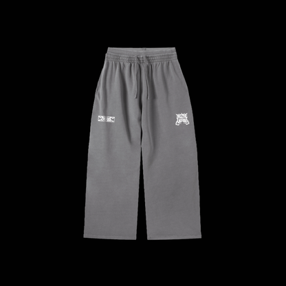 KILL THE NOISE | VINTAGE WASHED BAGGY WAIST SWEATS IN GRAY