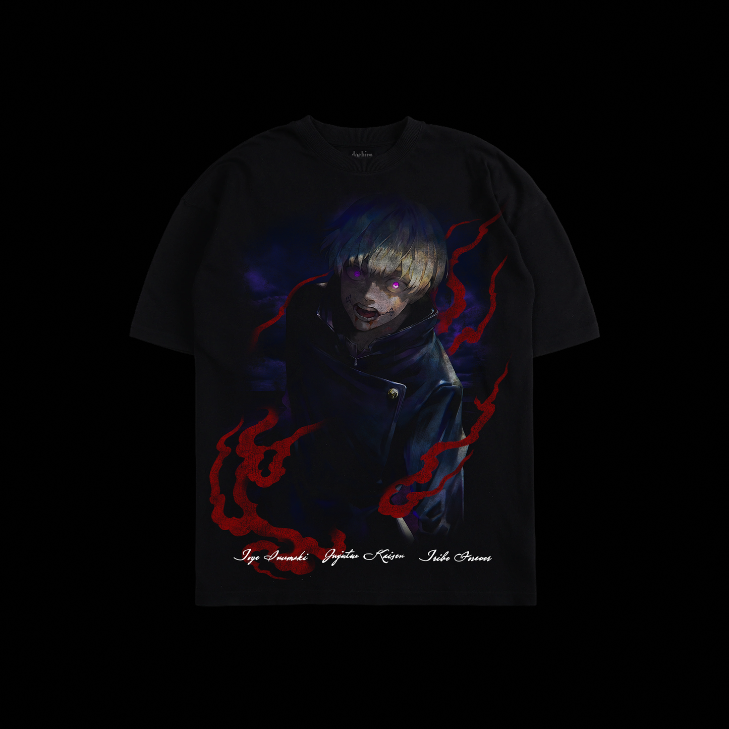 TOGE: CURSED SPEECH 'LIMITED' 6oz OVERSIZED TEE IN BLACK