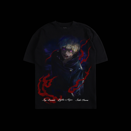 TOGE: CURSED SPEECH 'LIMITED' 6oz OVERSIZED TEE IN BLACK