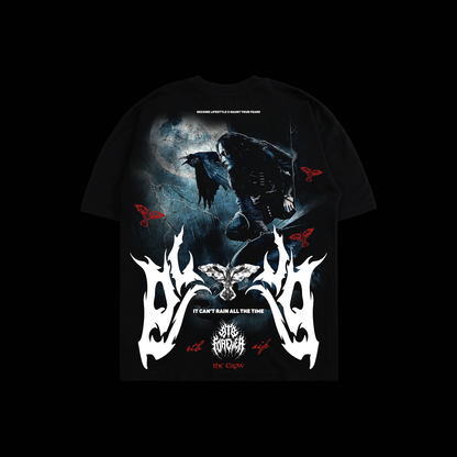 THE CROW: REAL LOVE IS FOREVER 'LIMITED' OS TEE IN BLACK