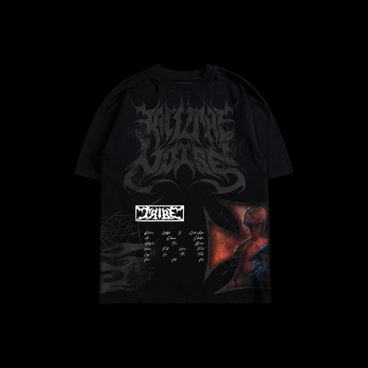 WITH GREAT POWER.. '1 OF 500 | DAY I' OS TEE IN BLACK