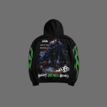 DCEASED 'LIMITED' OVERSIZED HOODIE IN BLACK